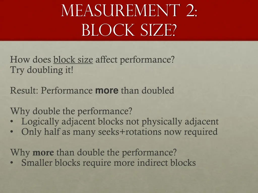 measurement 2 block size