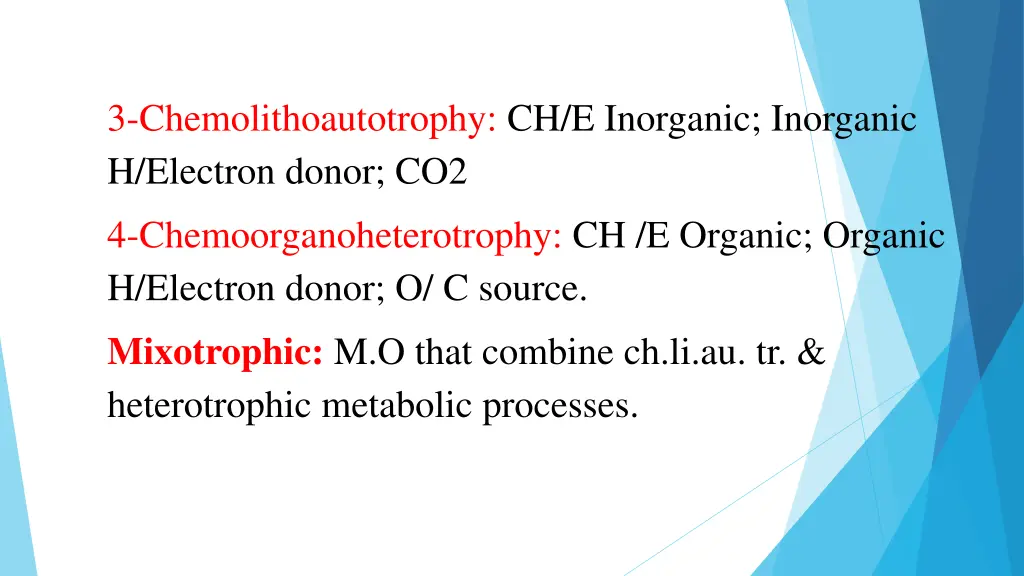 3 chemolithoautotrophy ch e inorganic inorganic