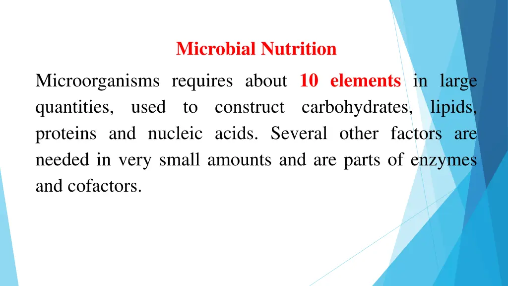 microbial nutrition 1