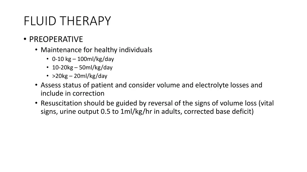 fluid therapy 1