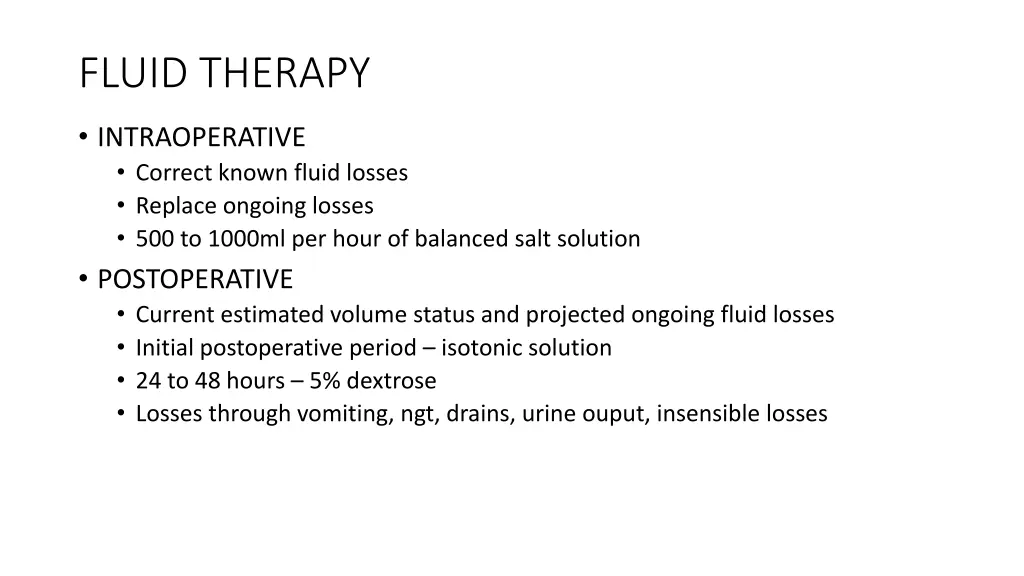 fluid therapy 2