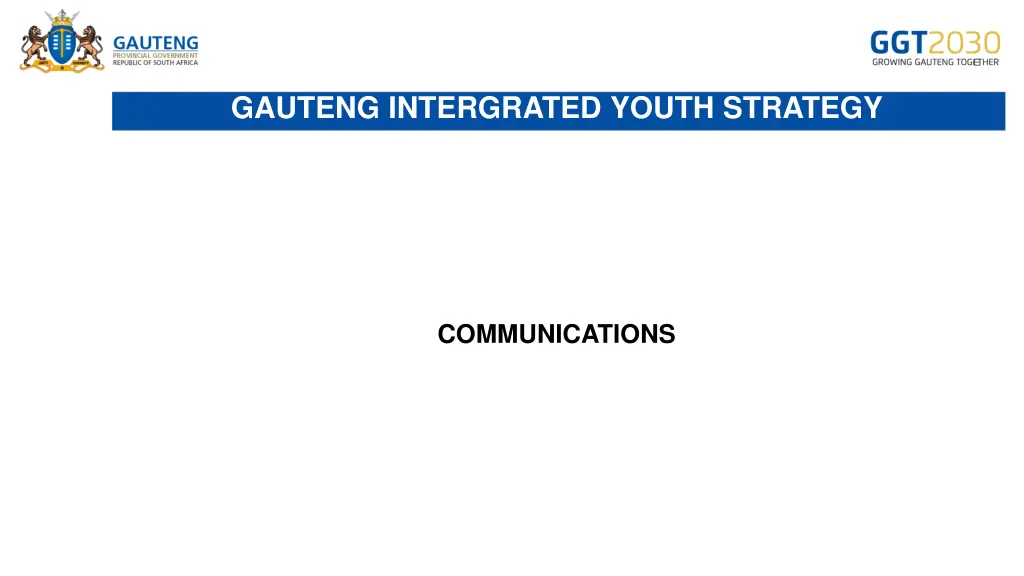 gauteng intergrated youth strategy 1