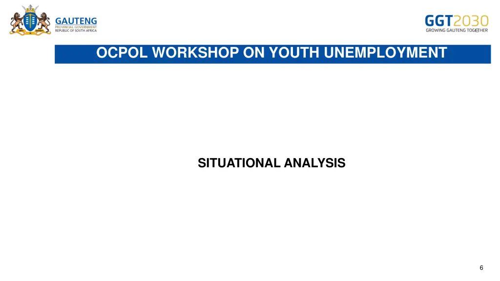 ocpol workshop on youth unemployment