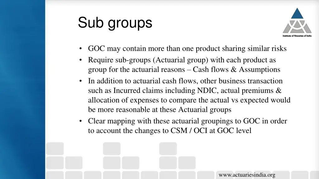 sub groups