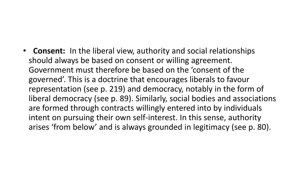 consent in the liberal view authority and social