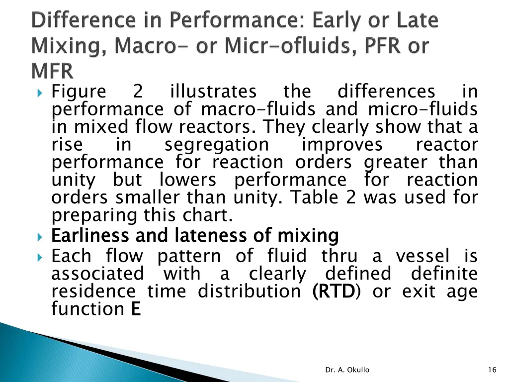 figure performance of macro fluids and micro