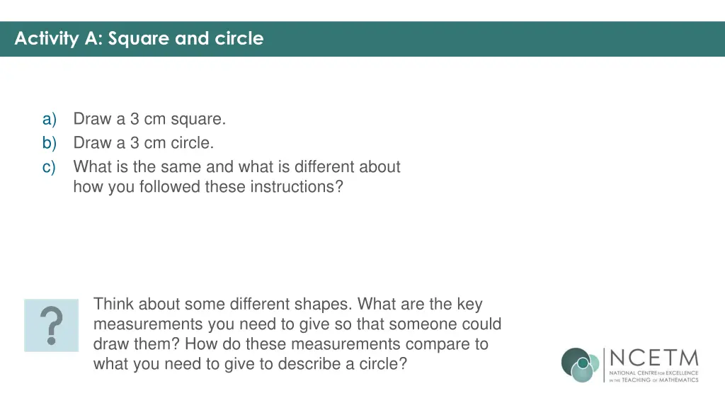 activity a square and circle