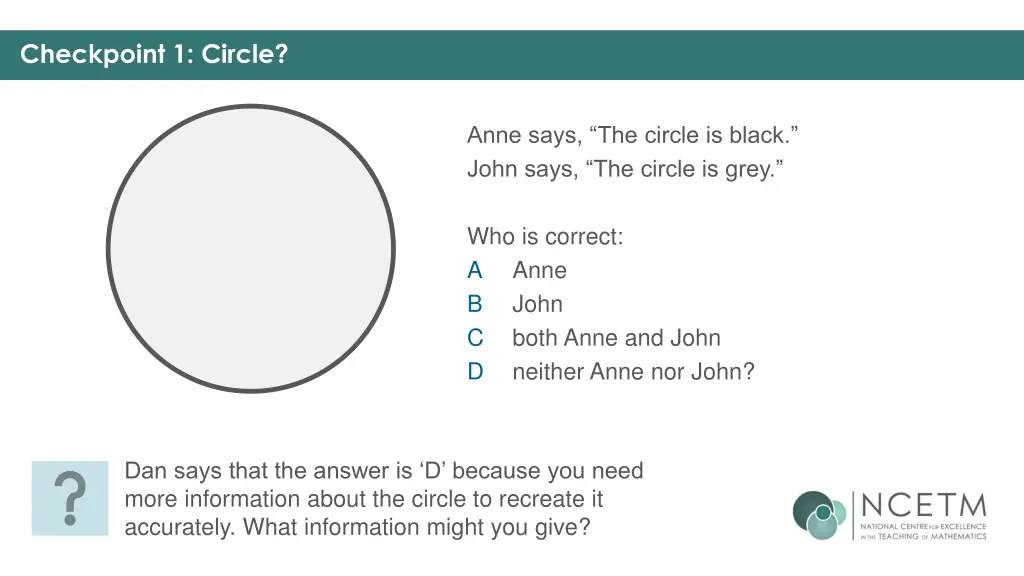 checkpoint 1 circle