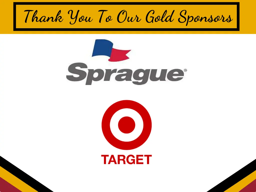 thank you to our gold sponsors 3