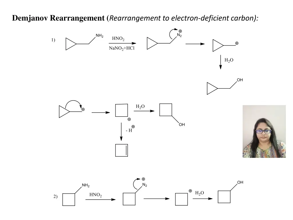 demjanov rearrangement rearrangement to electron