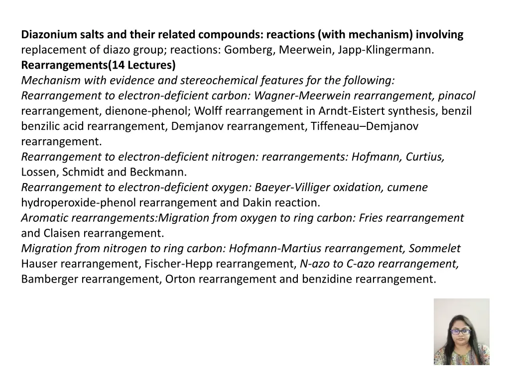 diazonium salts and their related compounds