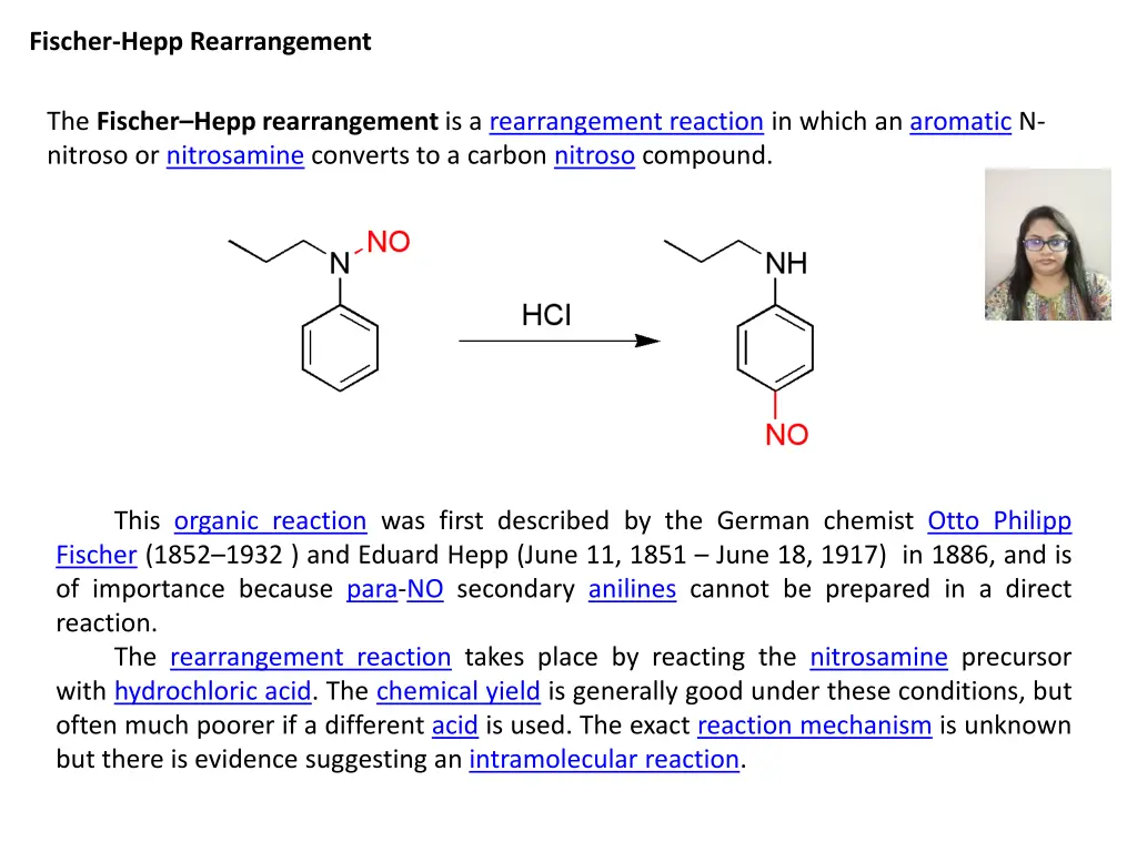 fischer hepp rearrangement