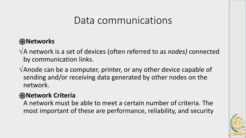 data communications 17