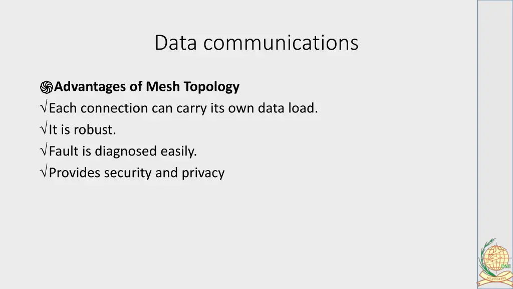 data communications 38