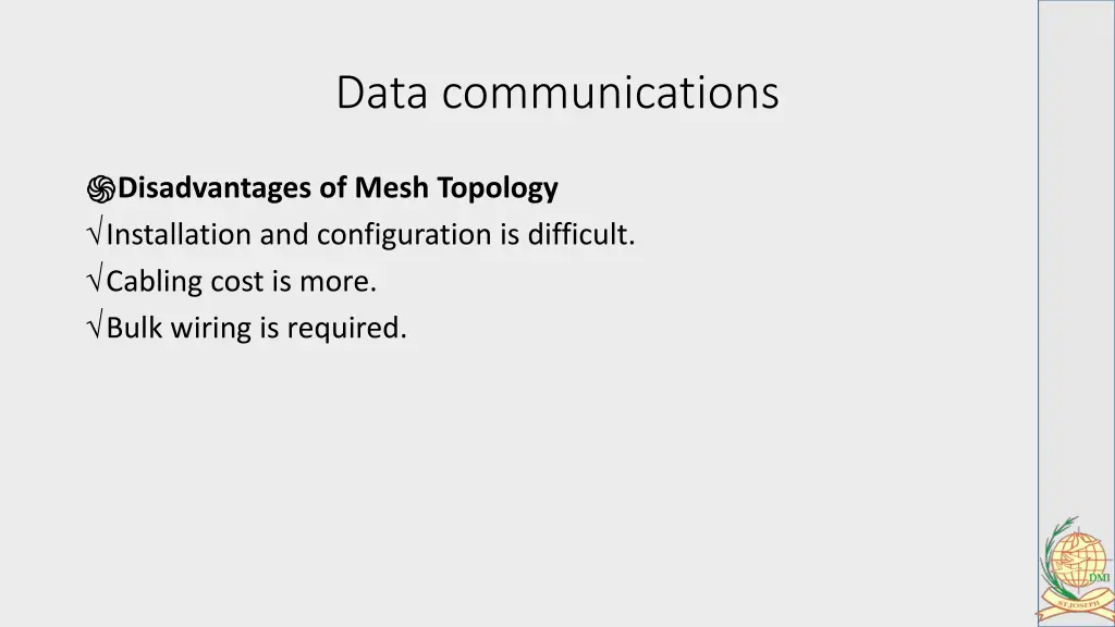 data communications 39