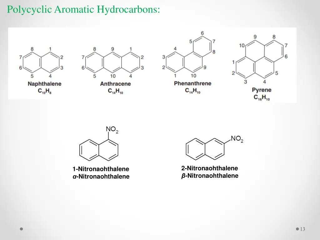 polycyclic aromatic hydrocarbons