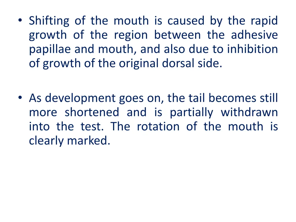 shifting of the mouth is caused by the rapid