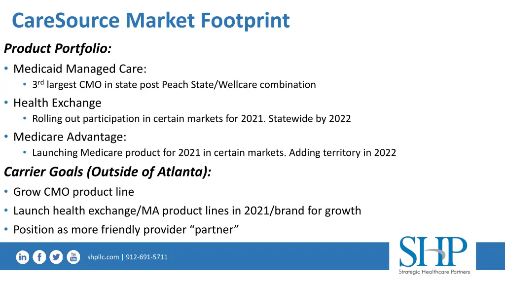 caresource market footprint