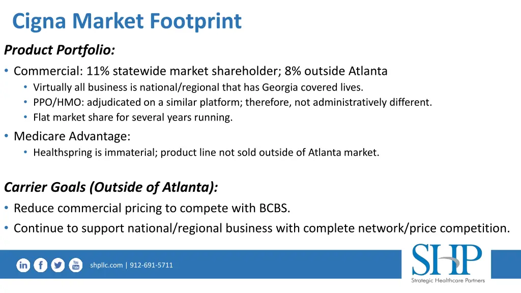 cigna market footprint