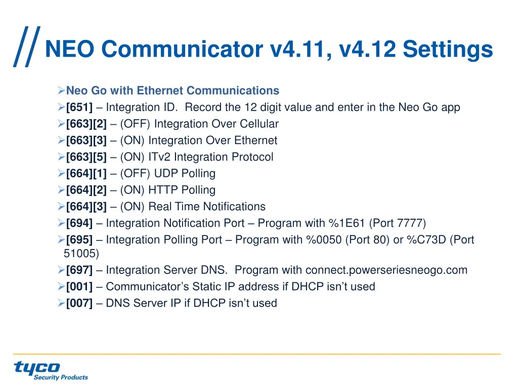 neo communicator v4 11 v4 12 settings 1