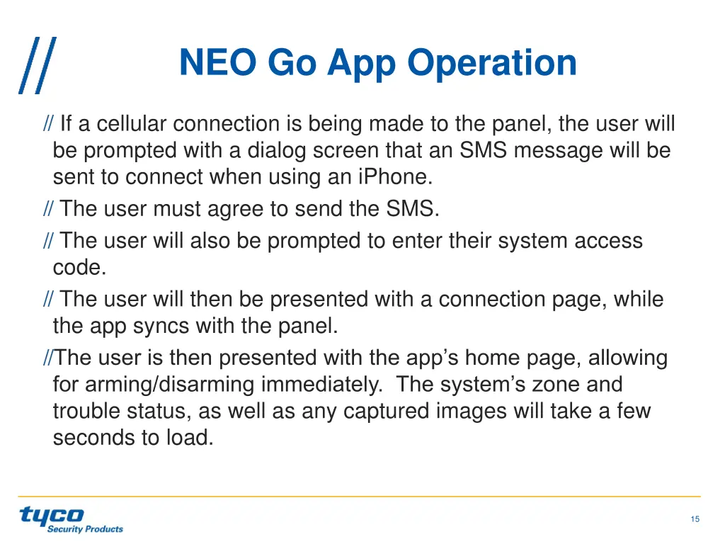 neo go app operation