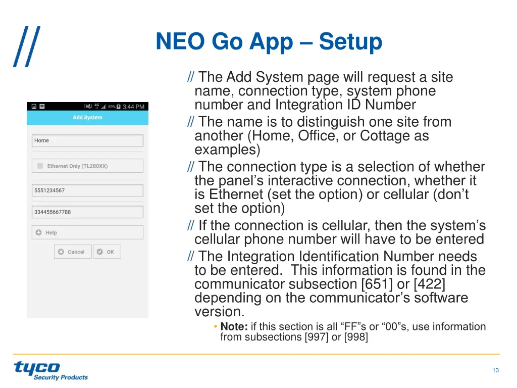 neo go app setup 1