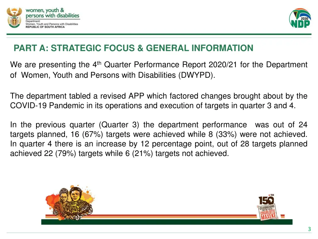 part a strategic focus general information