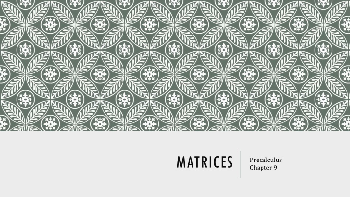 matrices