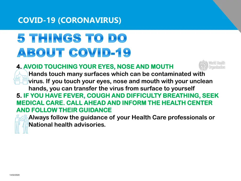 covid 19 coronavirus 5 things to do 5 things 1