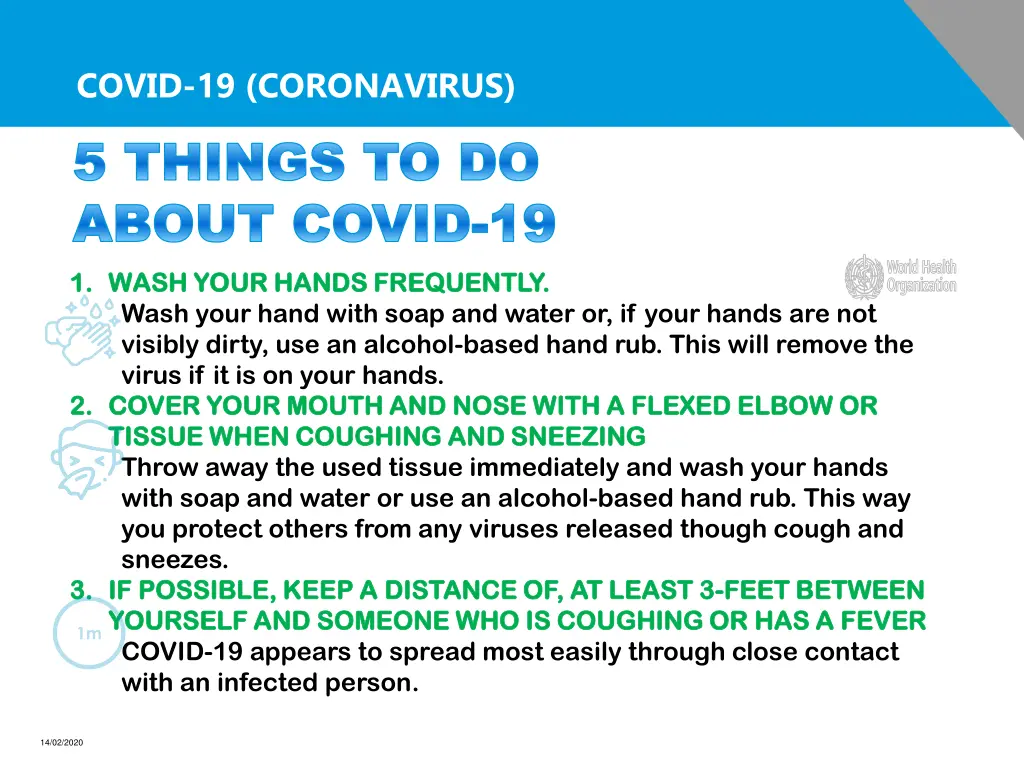 covid 19 coronavirus 5 things to do 5 things