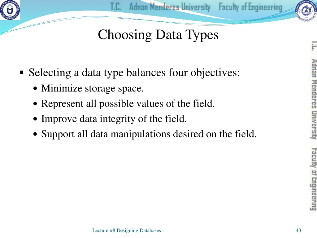 choosing data types