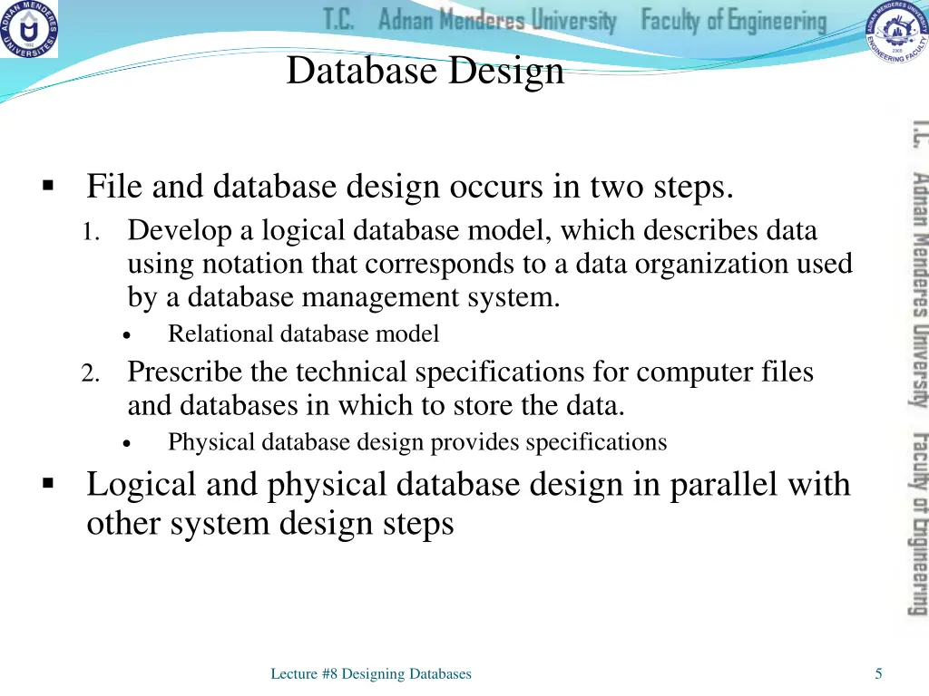 database design