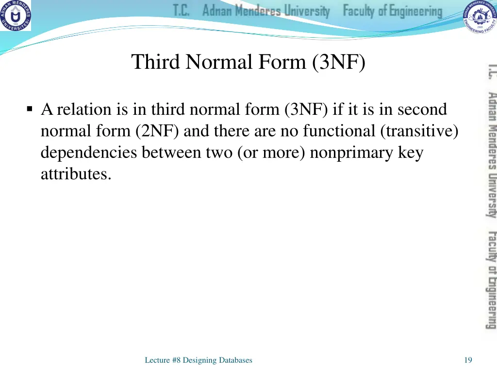 third normal form 3nf