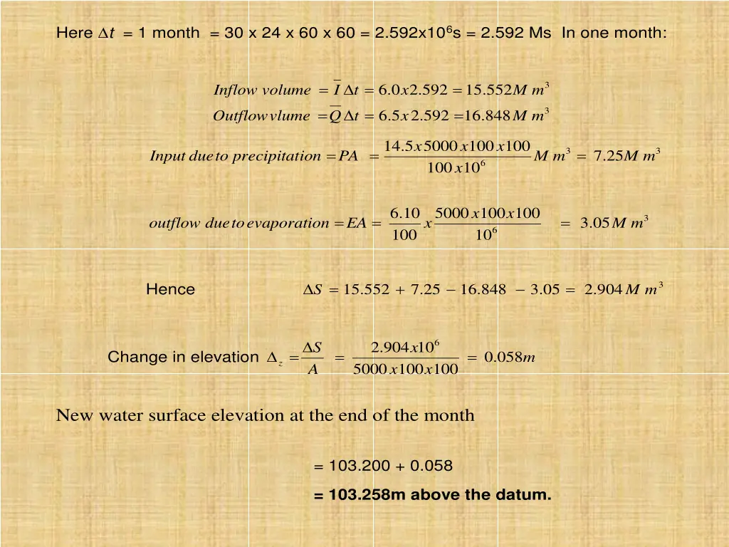 here t 1 month 30 x 24 x 60 x 60 2 592x10