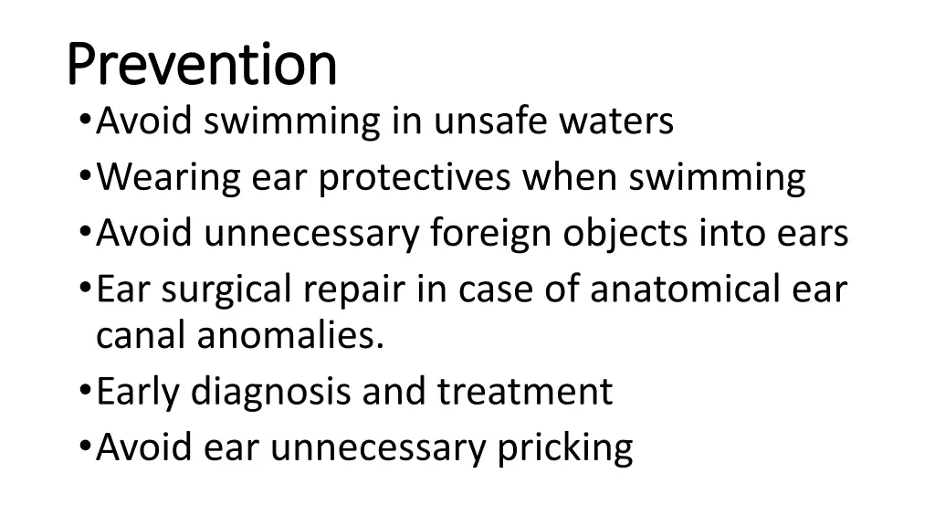 prevention prevention avoid swimming in unsafe