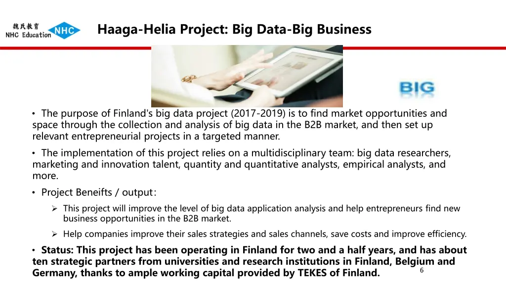 haaga helia project big data big business