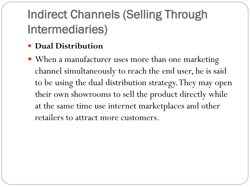 indirect channels selling through indirect 3