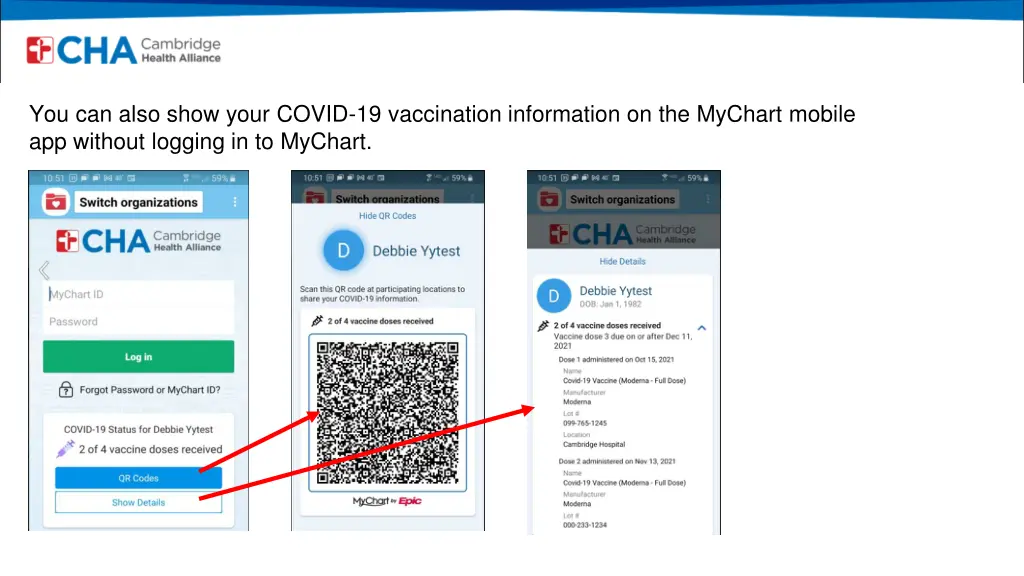 you can also show your covid 19 vaccination