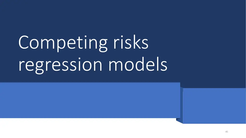 competing risks regression models