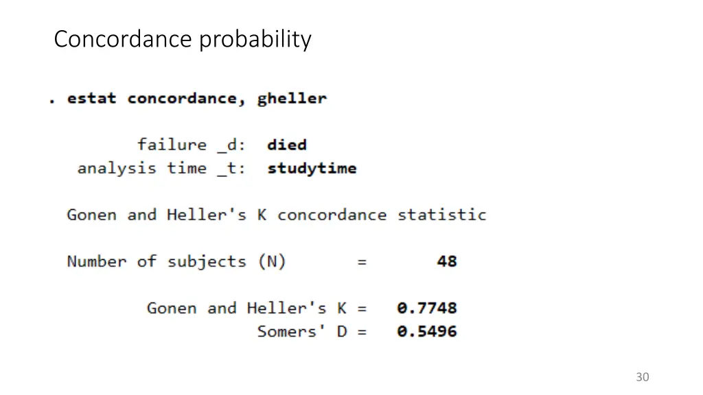 concordance probability