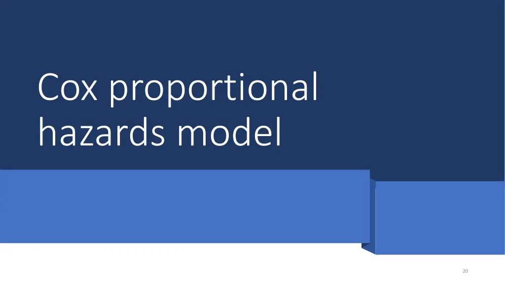 cox proportional hazards model