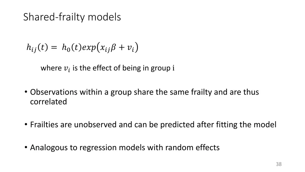 shared frailty models 1