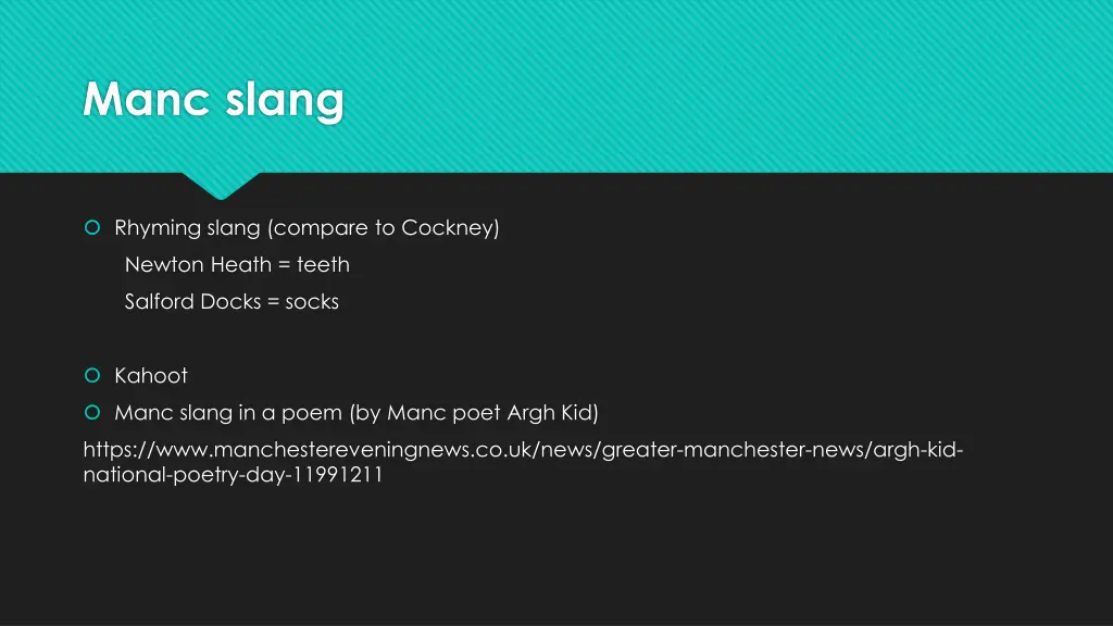 manc slang