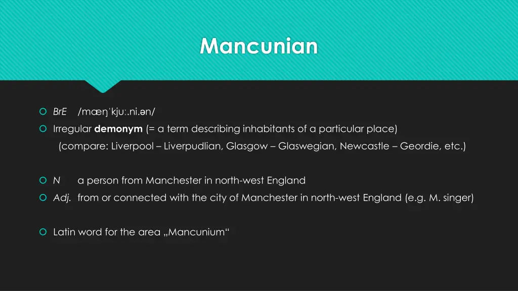 mancunian