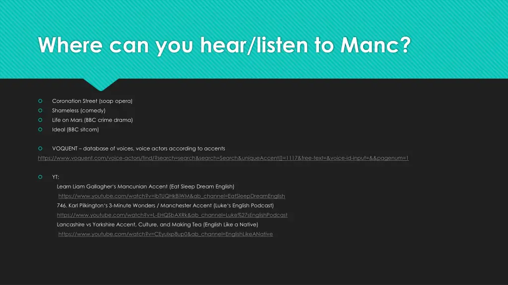 where can you hear listen to manc