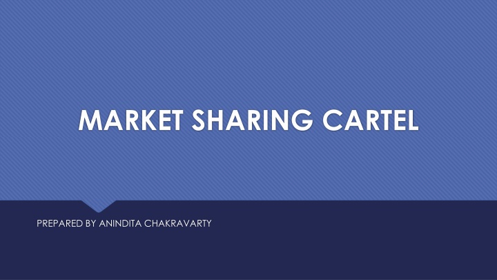 market sharing cartel