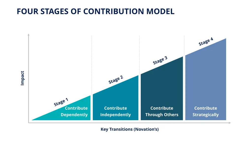 four stages of contribution model