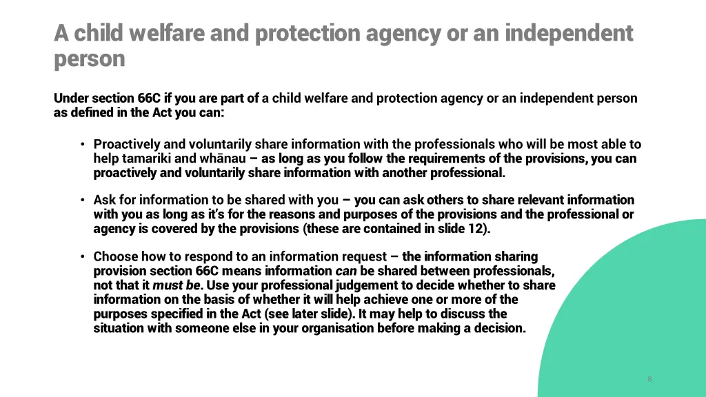 a child welfare and protection agency