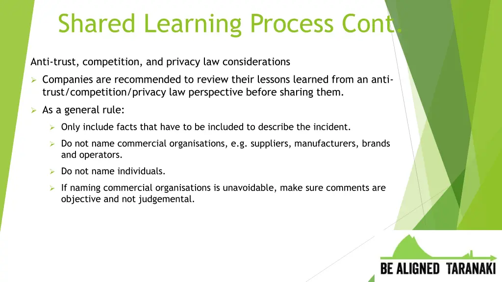 shared learning process cont 1