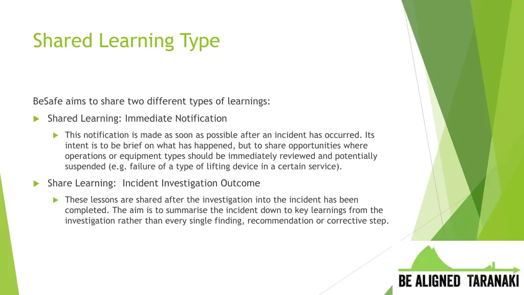 shared learning type